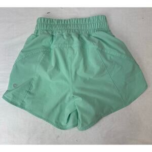 Lululemon Track That Shorts in Wild Mint Green Seafoam Color 5" Size 2